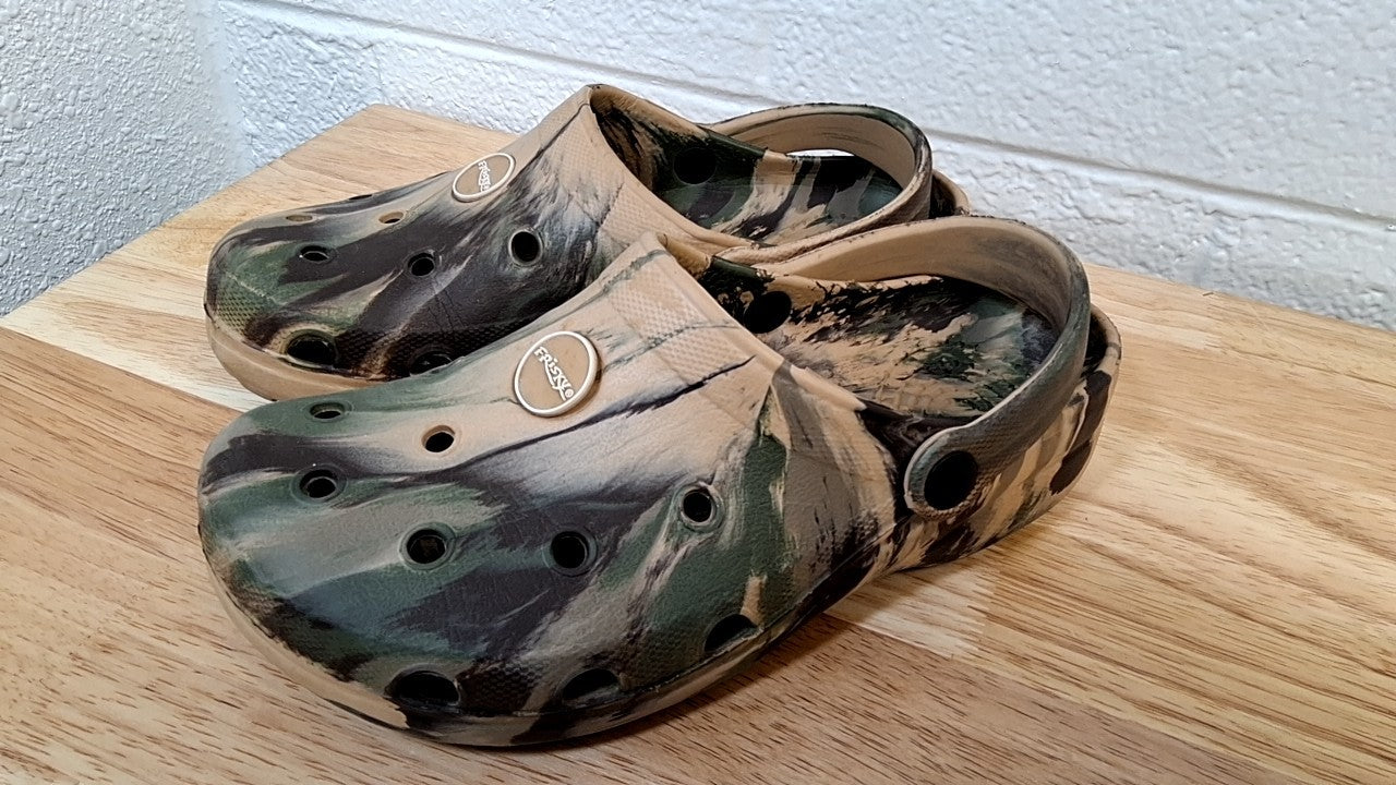 Frisky Shoes 39 Camouflage (Green, Tan, Black)
