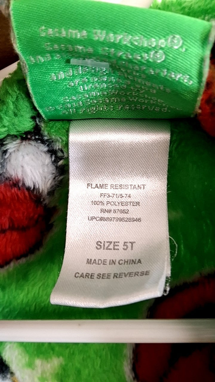 Sesame Street Robe 5T Green
