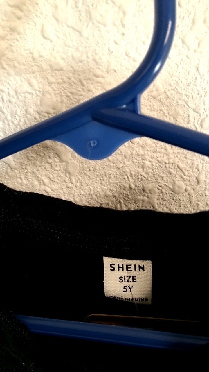 Shein T-Shirt 5Y Black