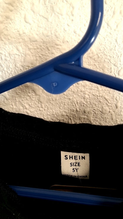 Shein T-Shirt 5Y Black