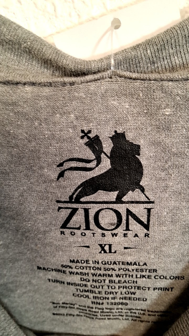ZION ROOTSWEAR T-Shirt XL Gray
