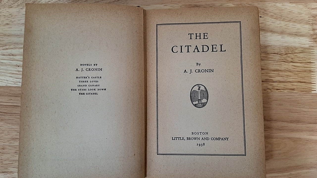 The Citadel by Cronin 1938