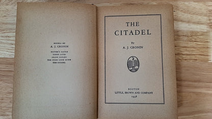 The Citadel by Cronin 1938
