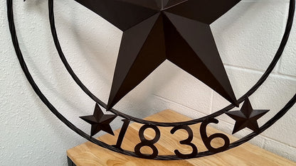 Texas 1863 Wall Decor 36"