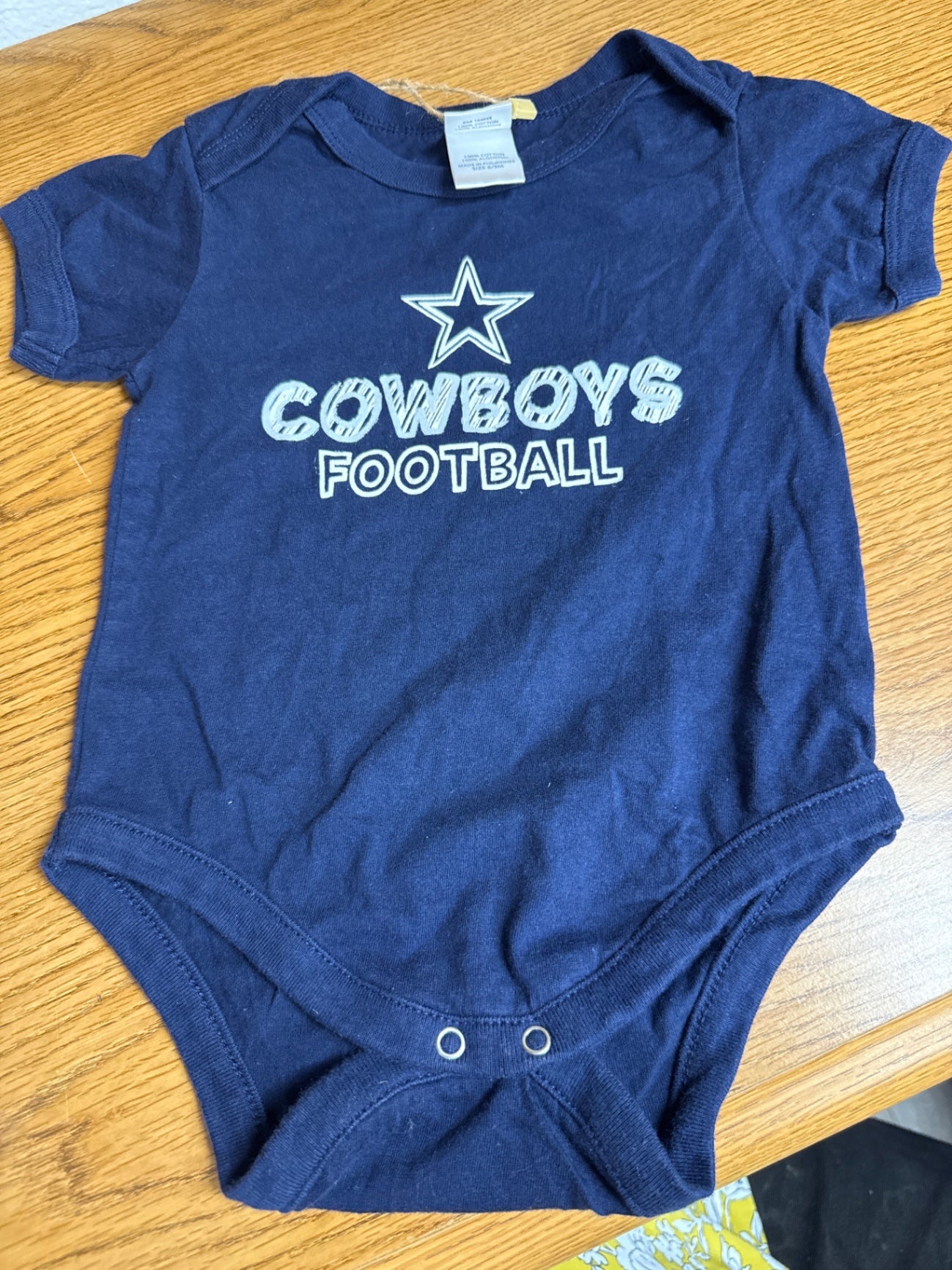 Dallas Cowboys Onesie Blue