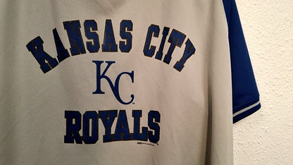 Kansas Royals Jersey 2XL Beige and Blue