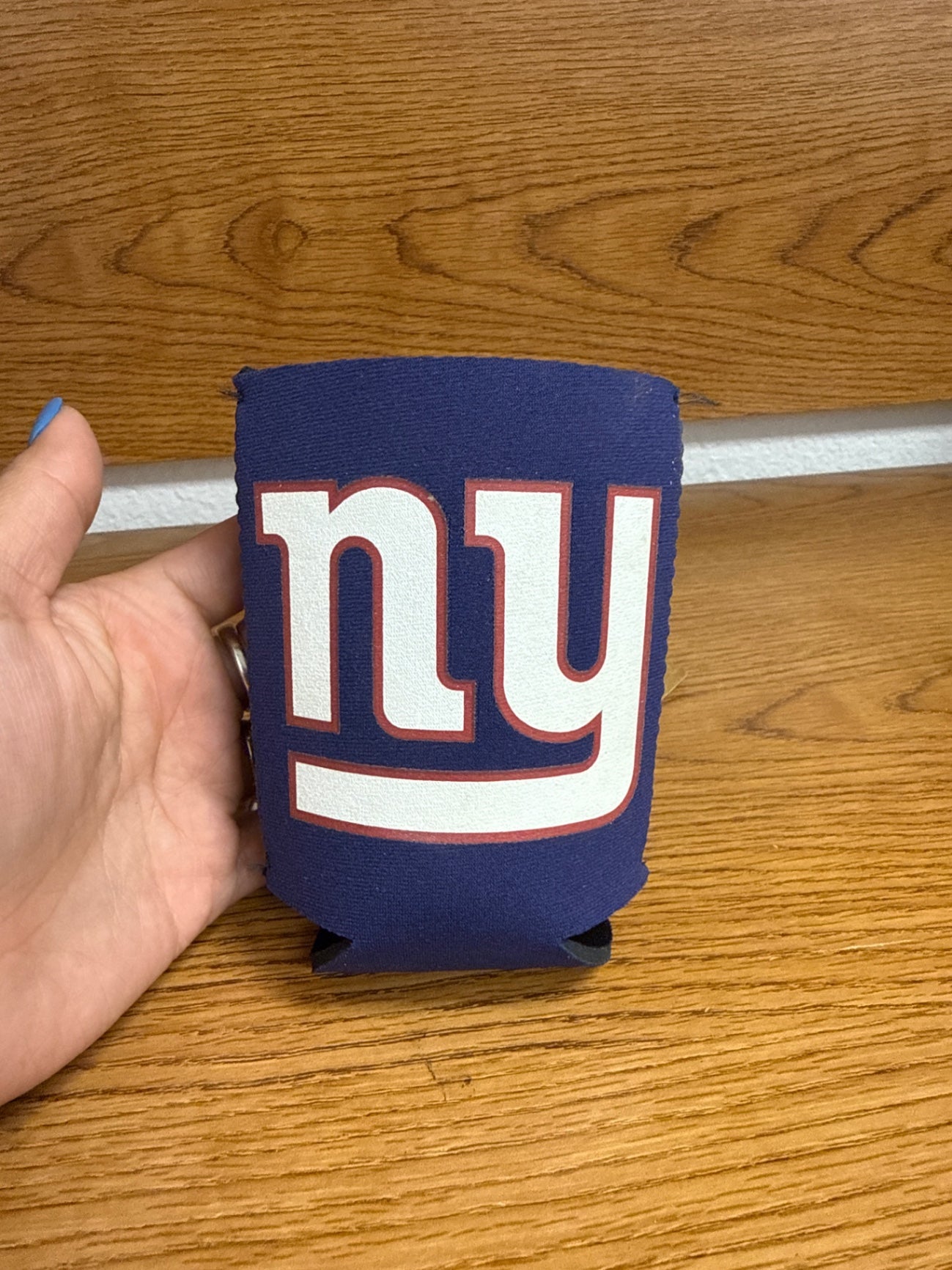 NY Giants Coozie Navy Blue