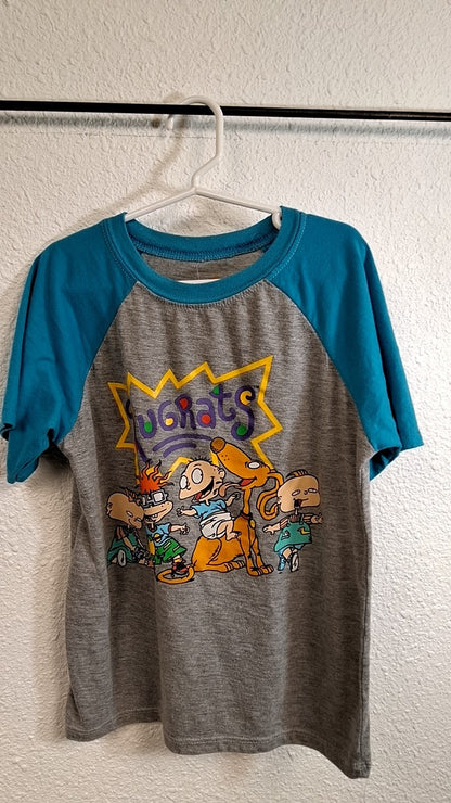Nickelodeon T-Shirt 7 Gray and Blue