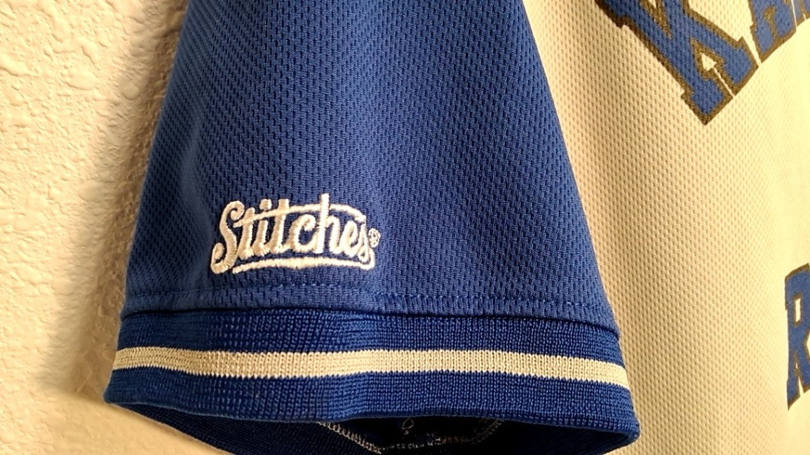 Kansas Royals Jersey 2XL Beige and Blue