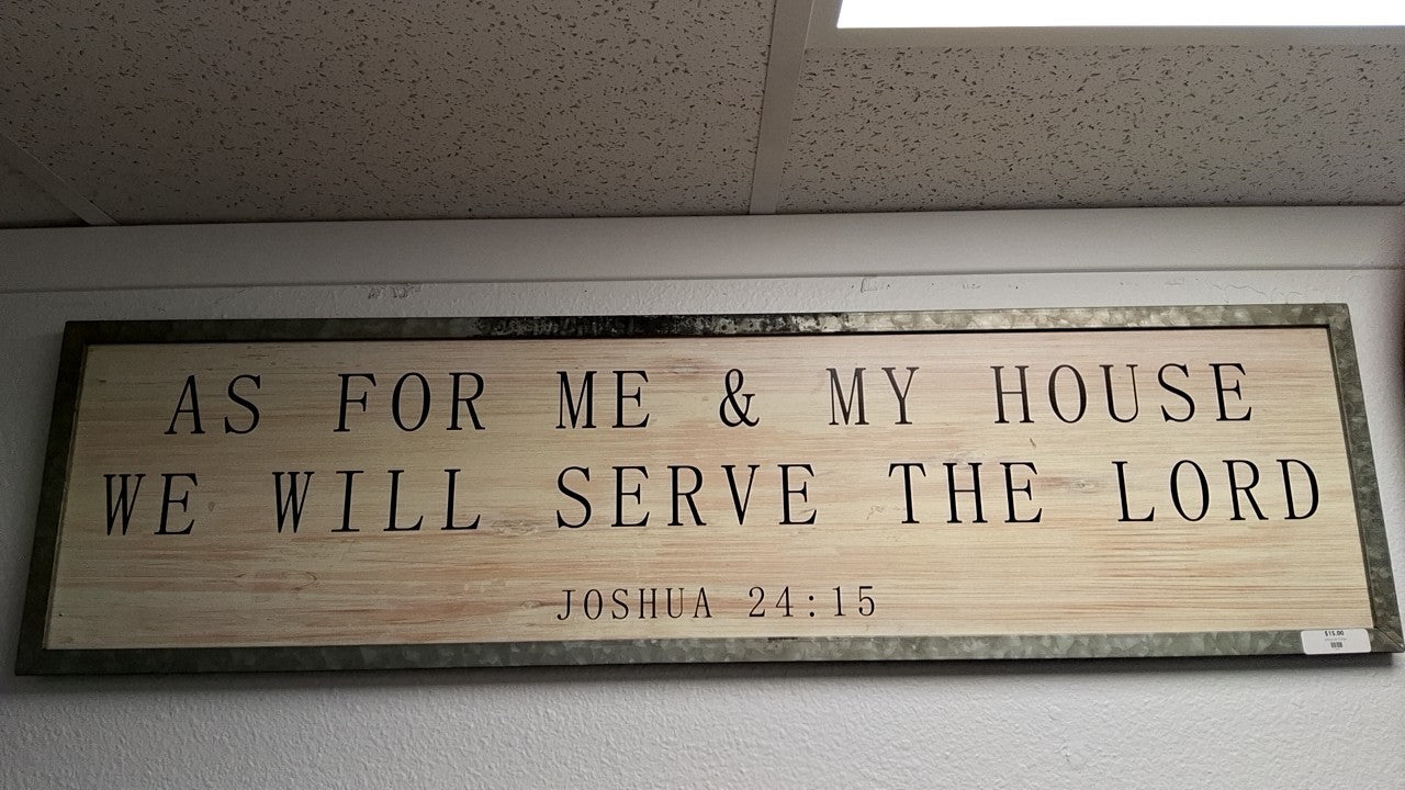Joshua 24:15 Sign