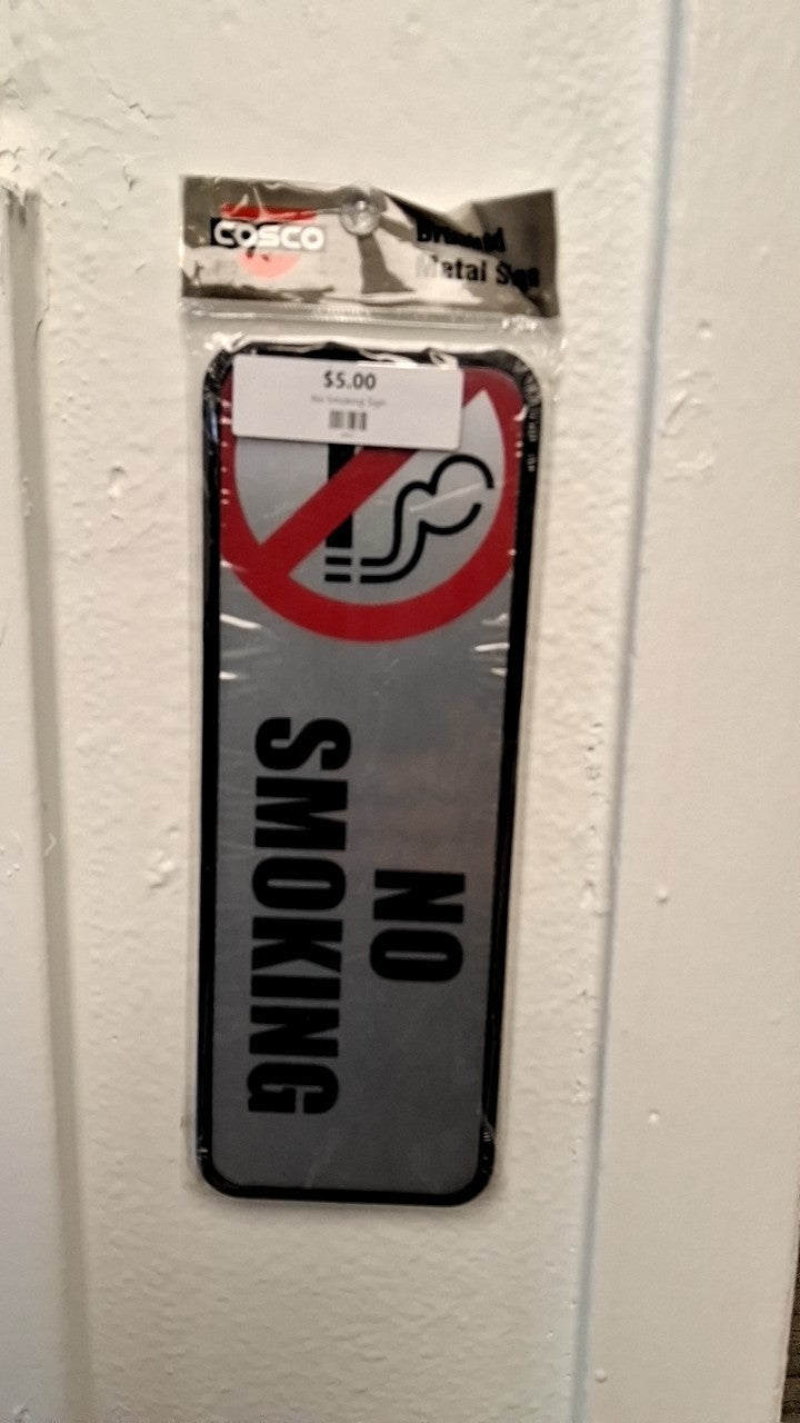 No Smoking Sign
