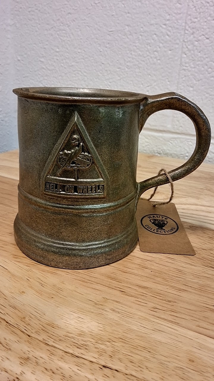Hell on Wheels Pewter Mug