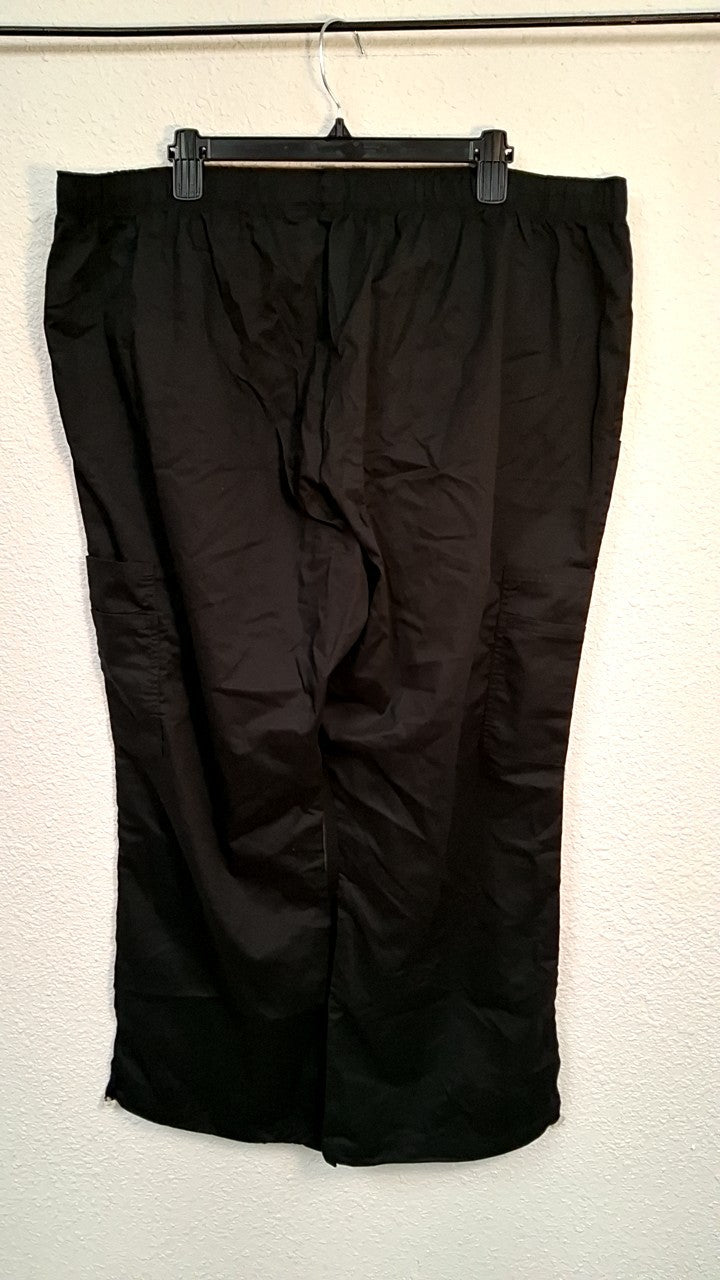 Cherokee Workwear Scrubs 2XL Petite Black