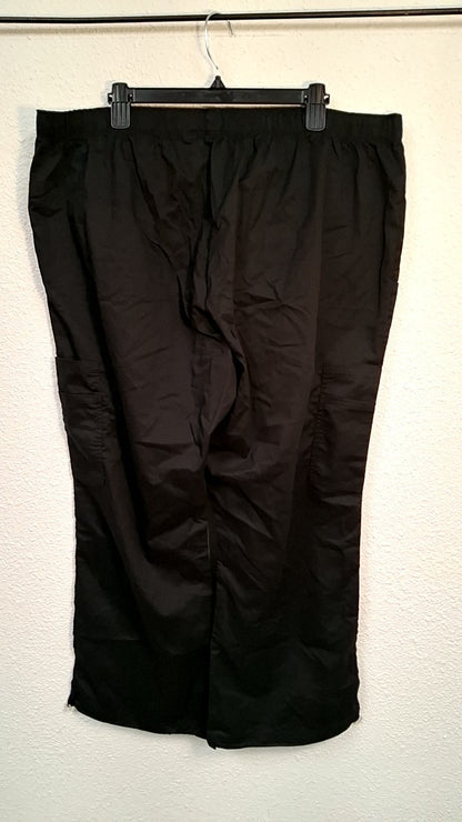 Cherokee Workwear Scrubs 2XL Petite Black