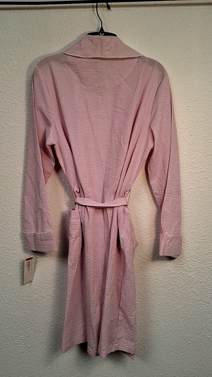 Lauren Ralph Lauren Robe M Pink and White
