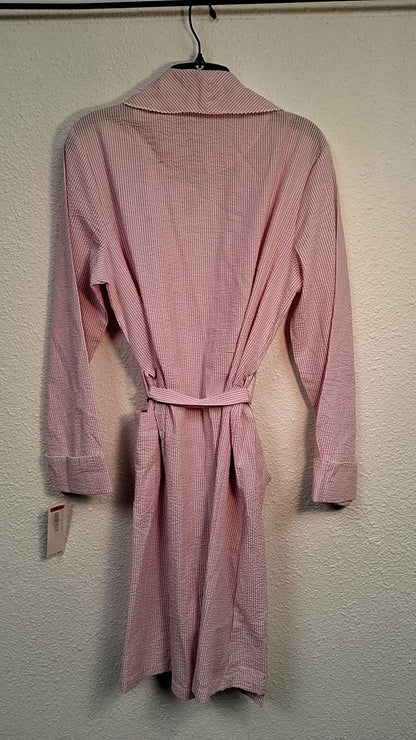 Lauren Ralph Lauren Robe M Pink and White