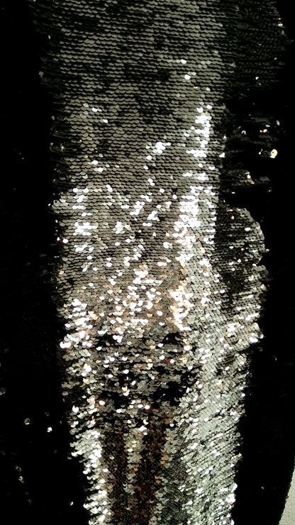 Renn Dress XL Black with silver sequins