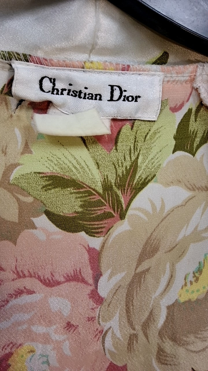 Christian Dior Robe Cream with floral pattern