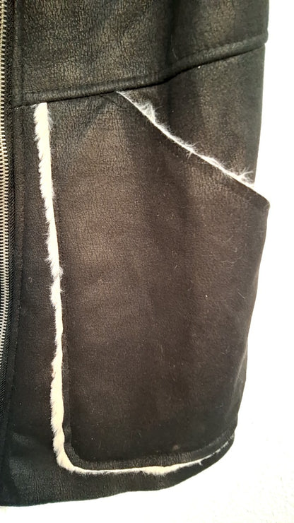 Zara Vest M Black and cream