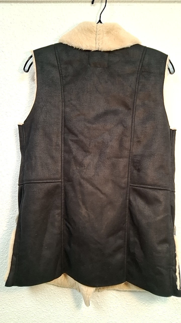 Zara Vest M Black and cream