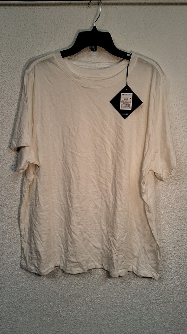Ava & Viv T-Shirt 2XL Cream