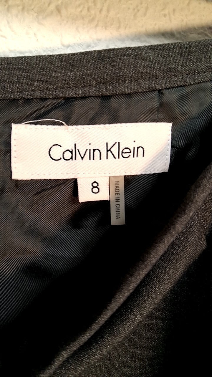 Calvin Klein Skirt 8 Gray