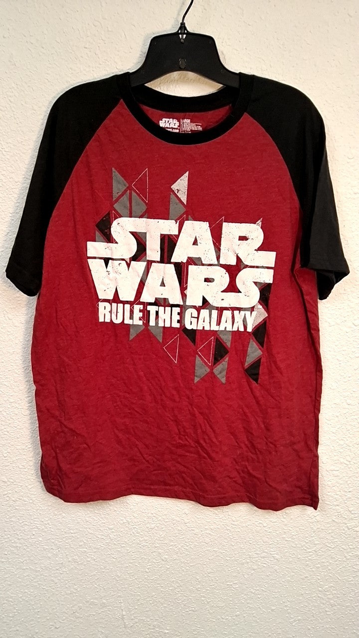 Star Wars T-Shirt L Red and Black