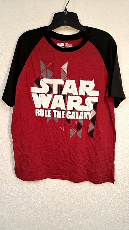 Star Wars T-Shirt L Red and Black