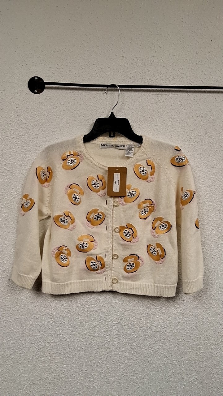 Vintage Michael Simon Rotary Phone Sweater