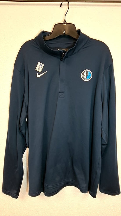 Dallas Mavs Quarter Zip - 2XL