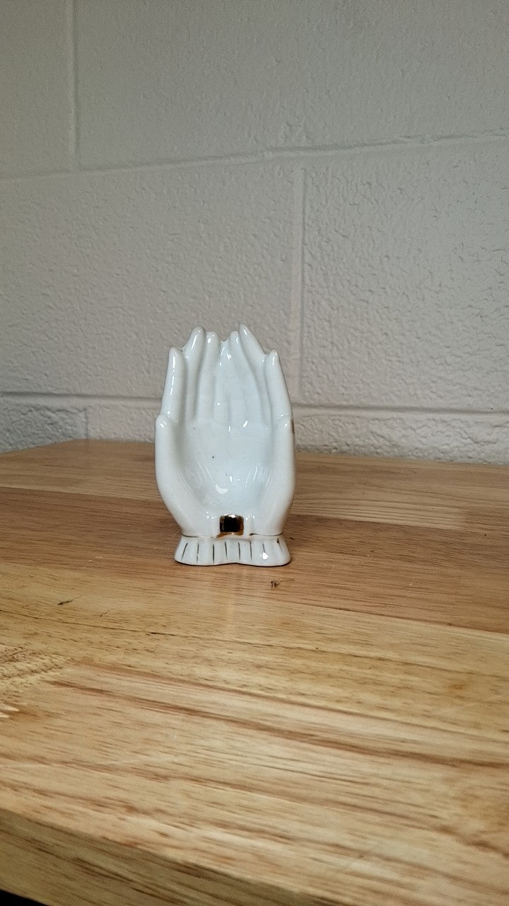 Ashtray / Jewelry Holder White