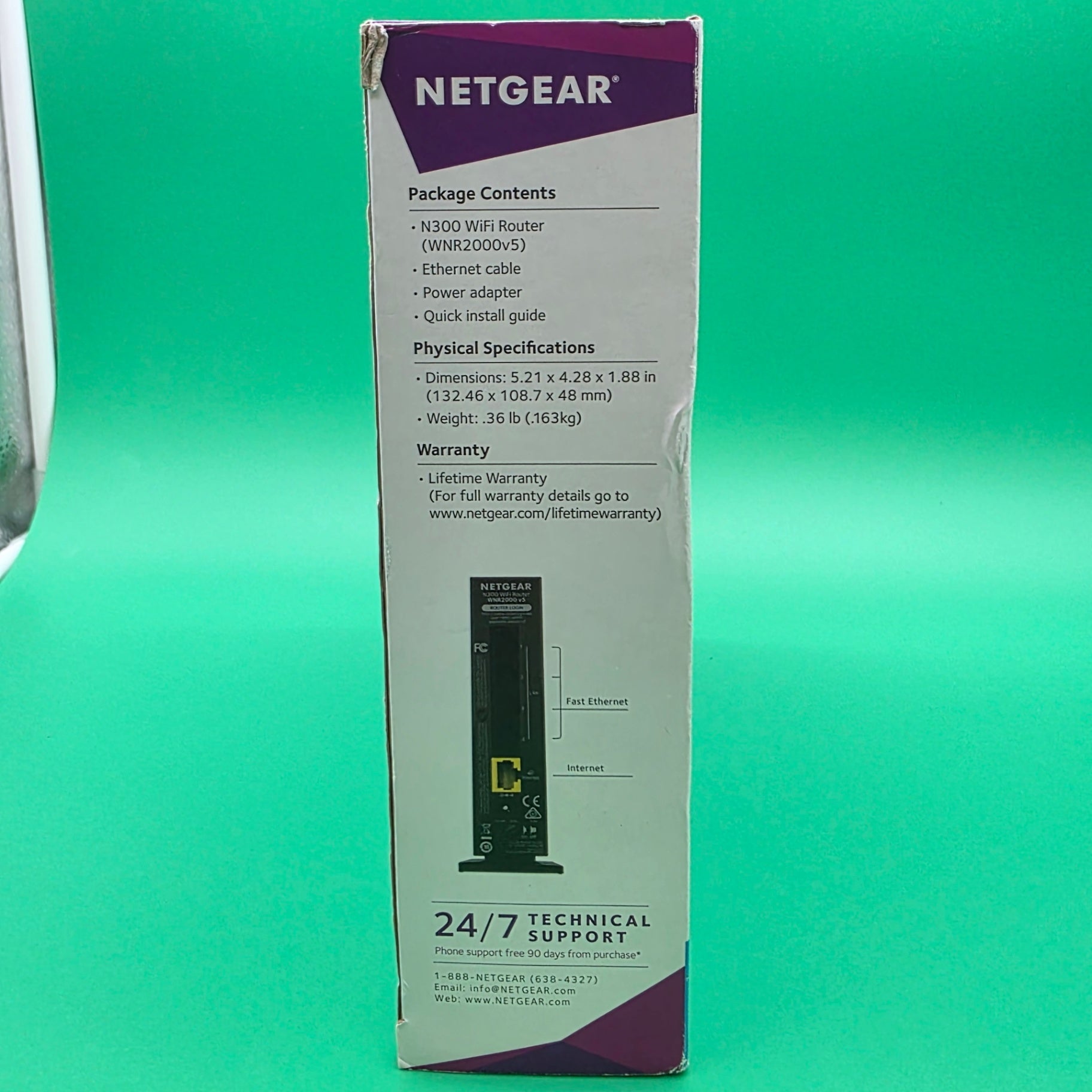 NETGEAR N300 WiFi Router WNR2000v5