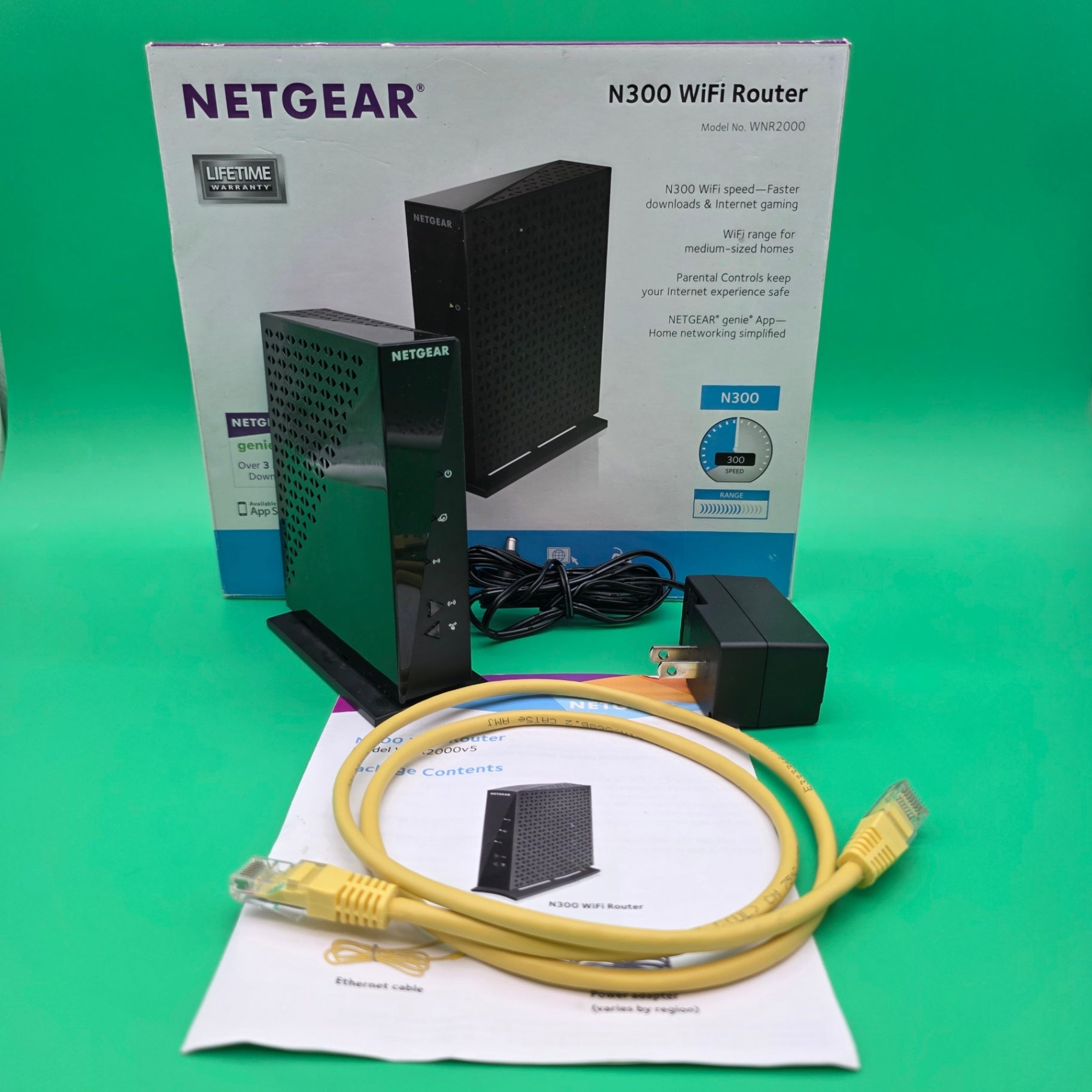 NETGEAR N300 WiFi Router WNR2000v5