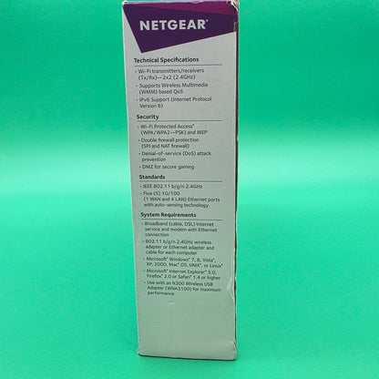NETGEAR N300 WiFi Router WNR2000v5