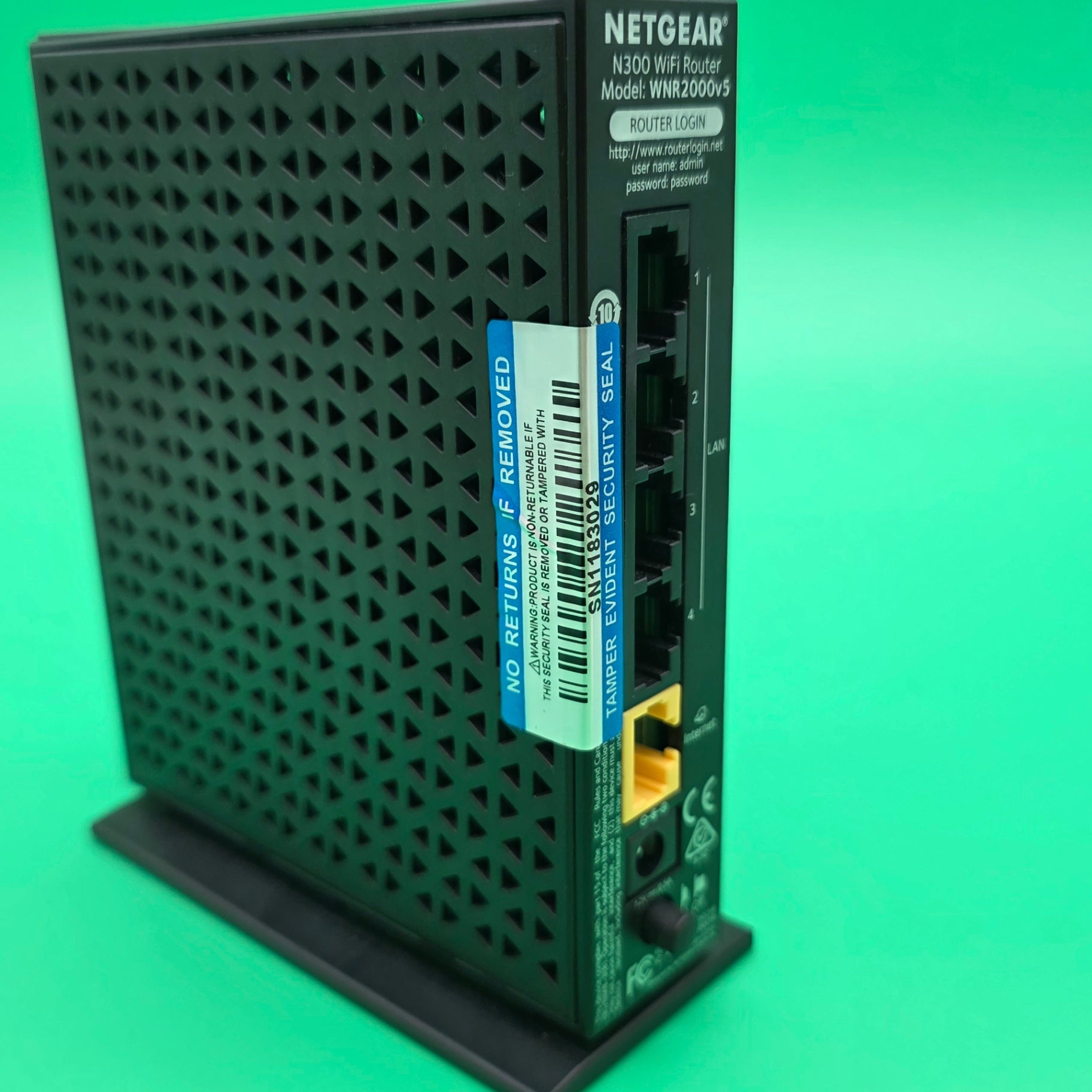 NETGEAR N300 WiFi Router WNR2000v5