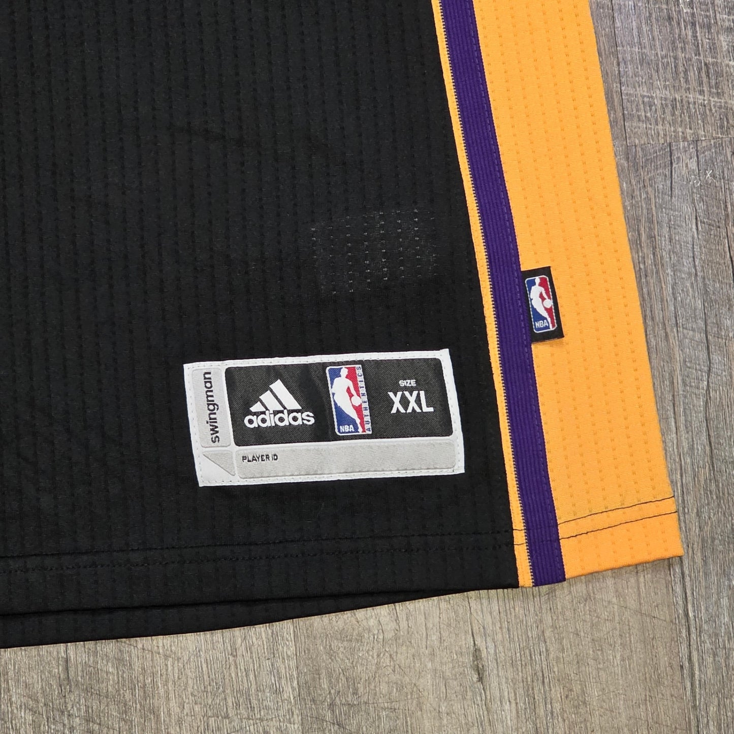 Kobe Bryant Hollywood Nights Lakers Adidas black sleeve Jersey Medium mamba NWOT