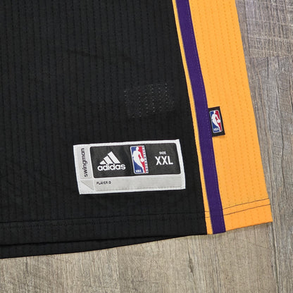 Kobe Bryant Hollywood Nights Lakers Adidas black sleeve Jersey Medium mamba NWOT