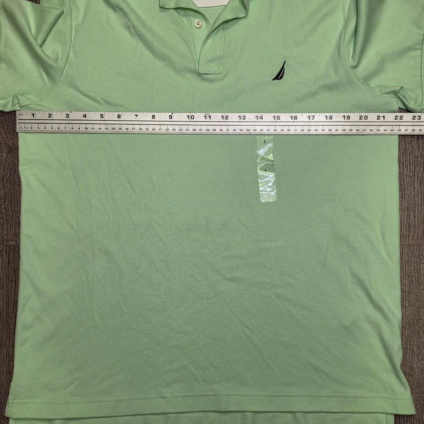 Nautica Light Green Polo  L
