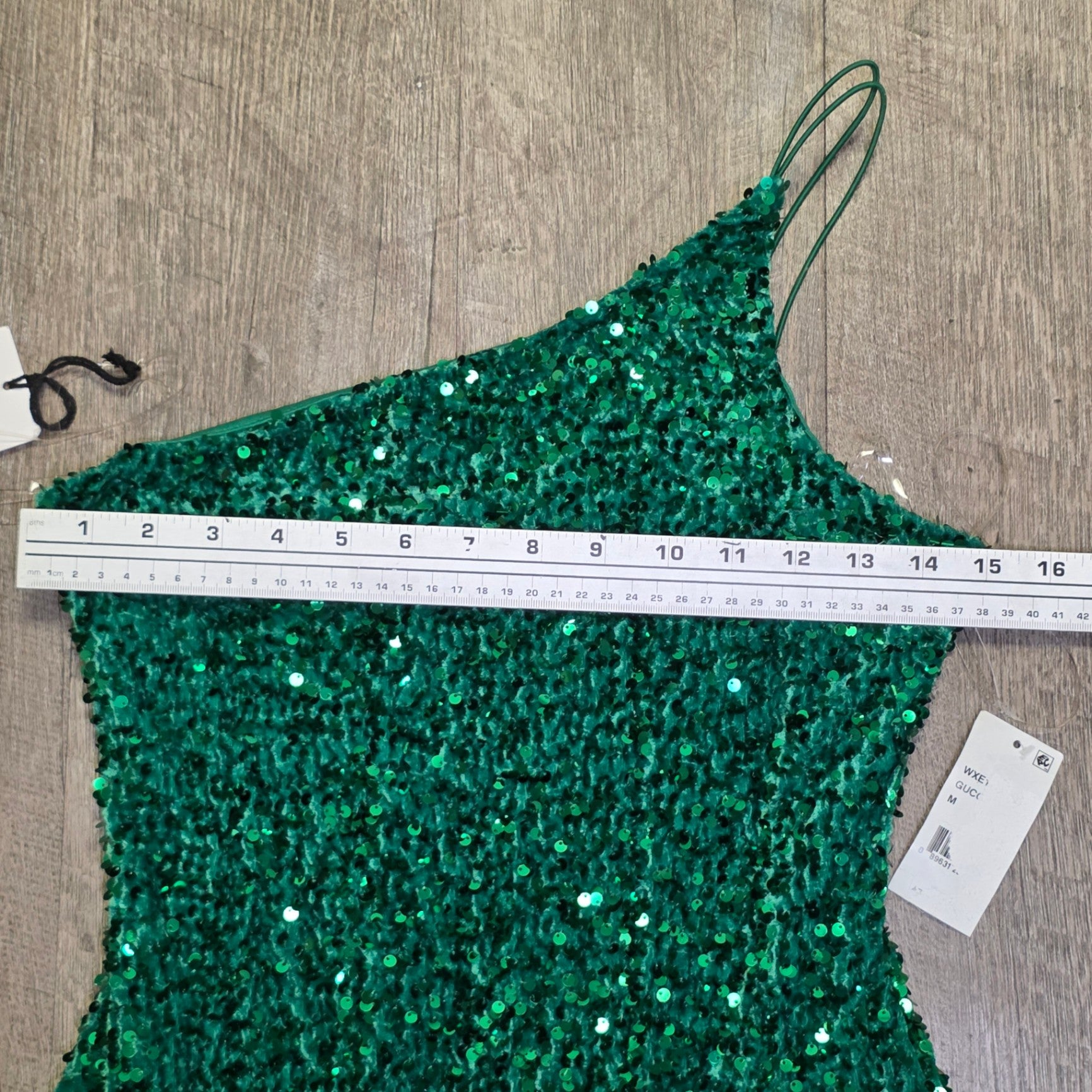Midnight Doll Green Sequin Dress M
