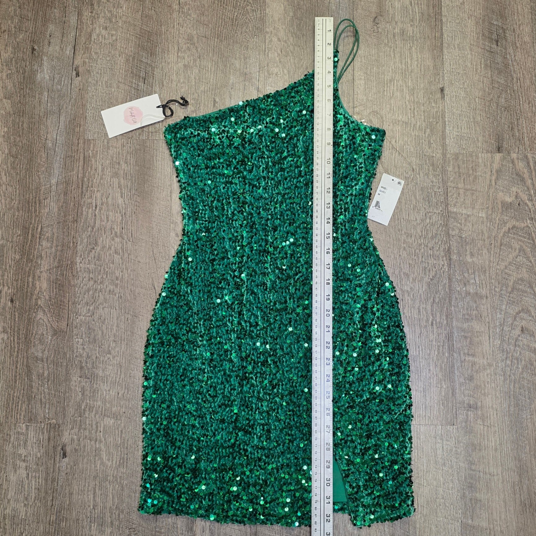 Midnight Doll Green Sequin Dress M