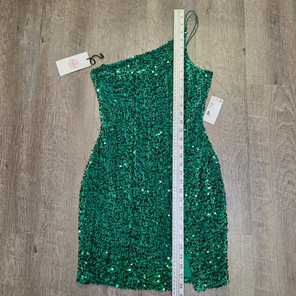 Midnight Doll Green Sequin Dress M