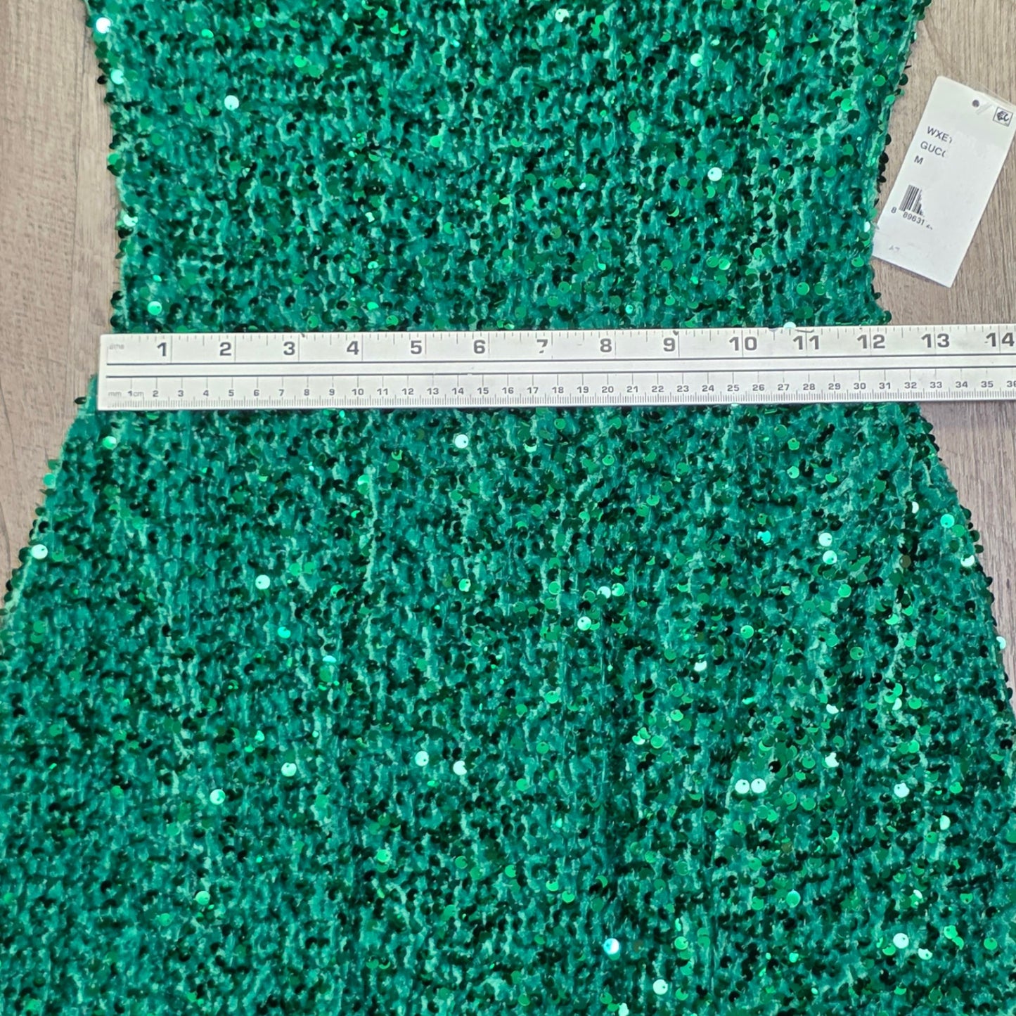 Midnight Doll Green Sequin Dress M