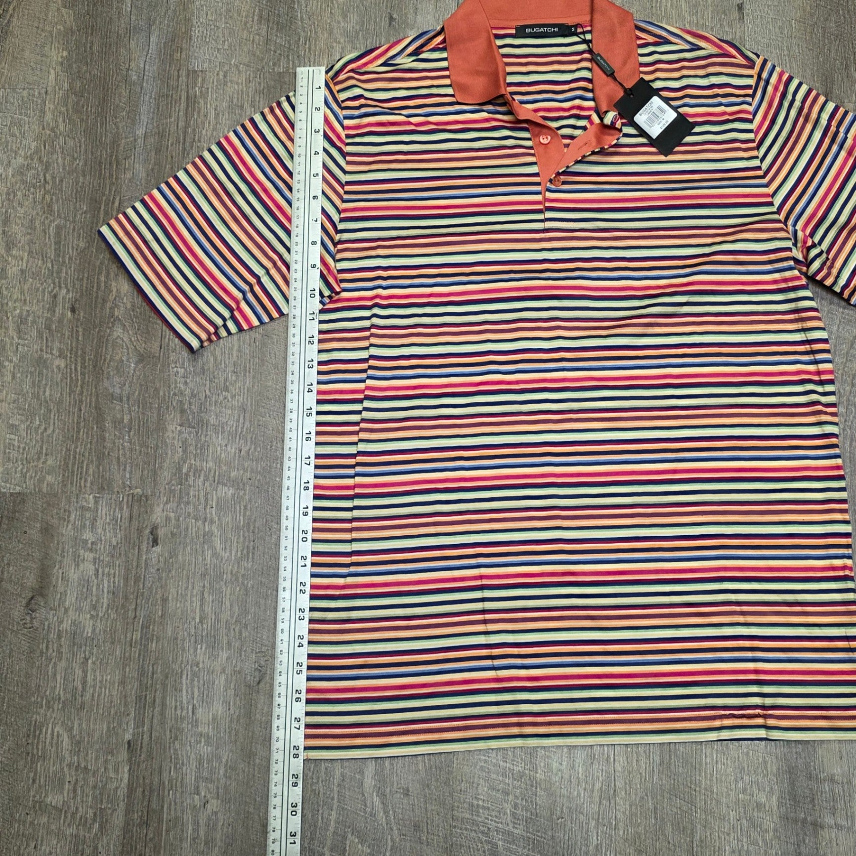 BUGATCHI Candy Multicolored Polo M