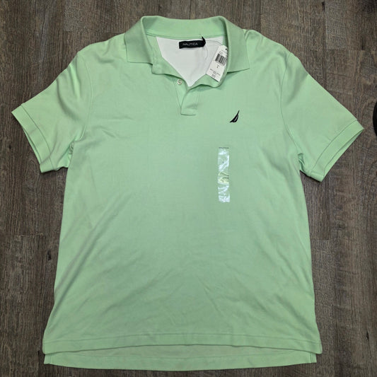 Nautica Light Green Polo  L
