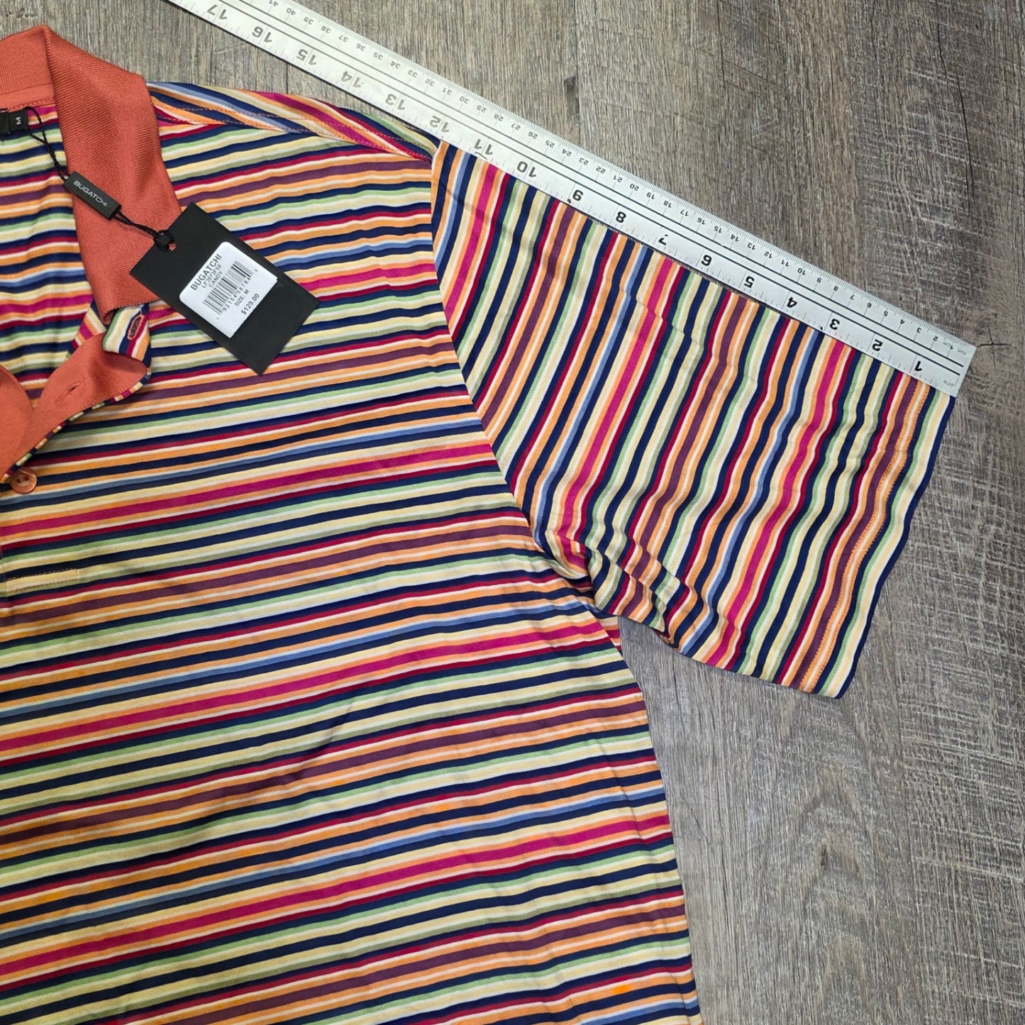 BUGATCHI Candy Multicolored Polo M