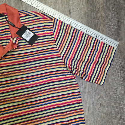 BUGATCHI Candy Multicolored Polo M