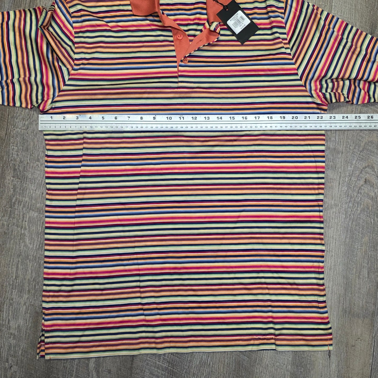 BUGATCHI Candy Multicolored Polo M