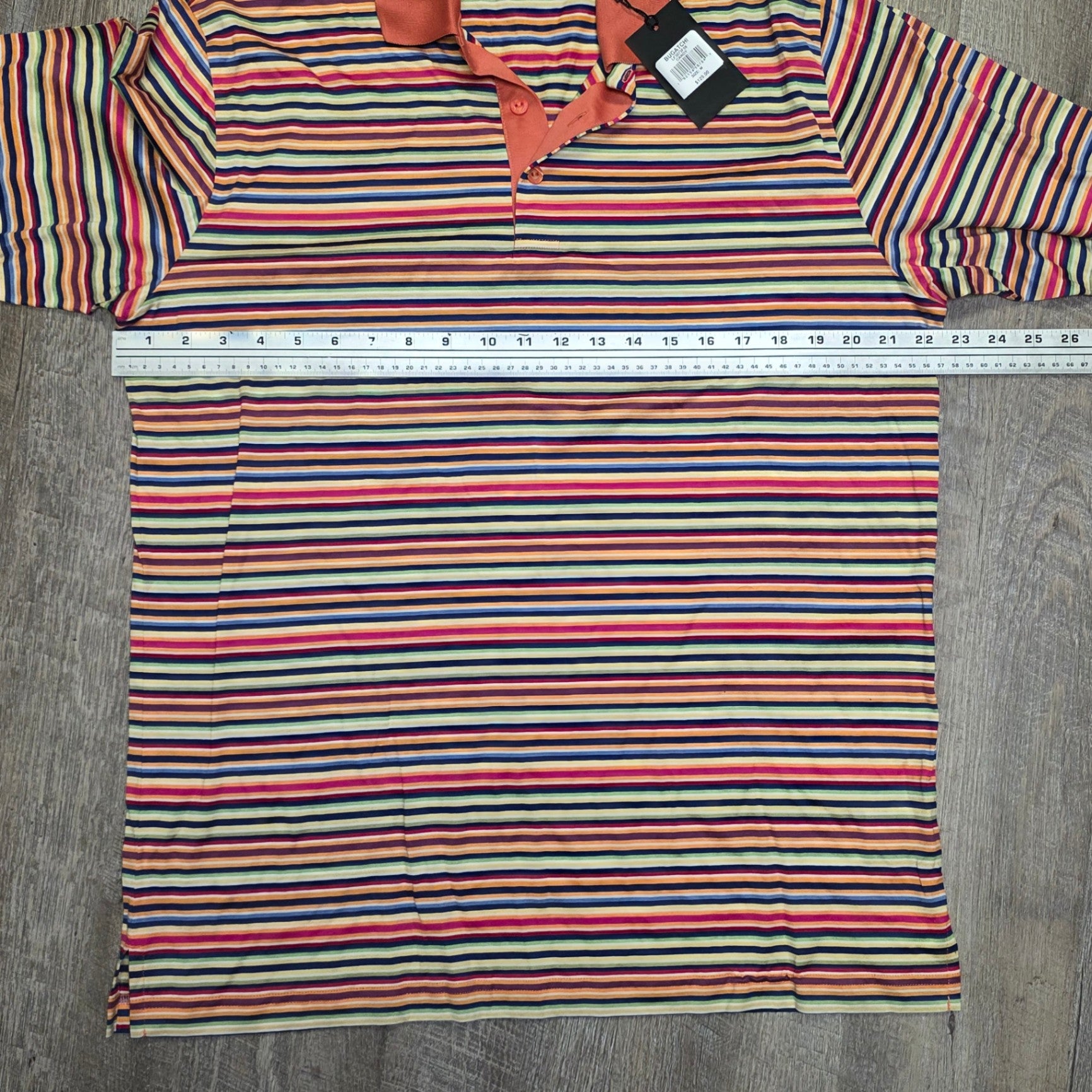 BUGATCHI Candy Multicolored Polo M
