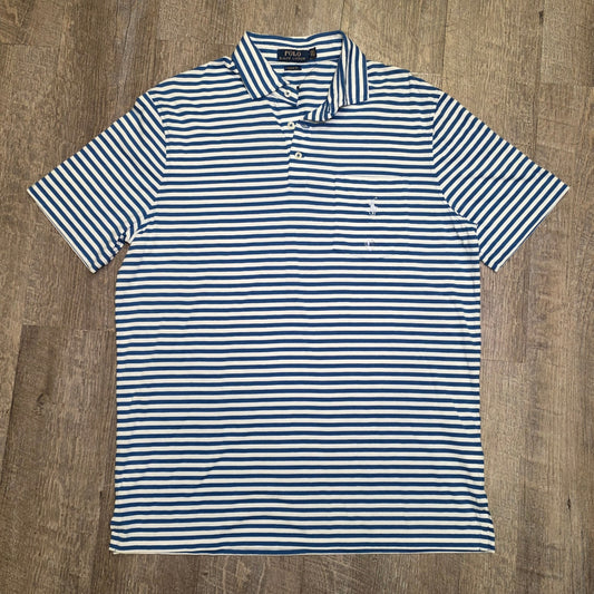 POLO Ralph Lauren  Blue/White Striped M