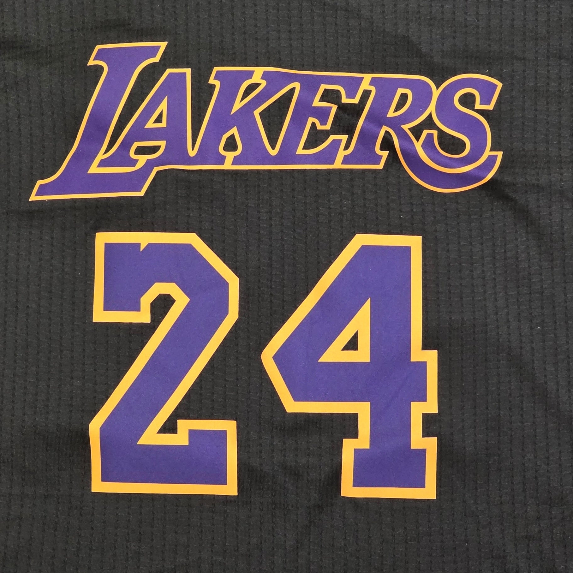 Kobe Bryant Hollywood Nights Lakers Adidas black sleeve Jersey Medium mamba NWOT